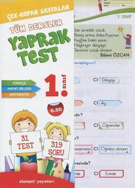 1. Sınıf Tüm Dersler Yaprak Test