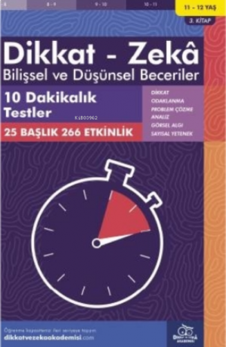 10 Dakikalık Testler ( 11 - 12 Yaş 3 Kitap, 266 Etkinlik )