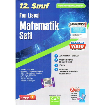 12.Sınıf Set Fen Lisesi Matematik - 2023