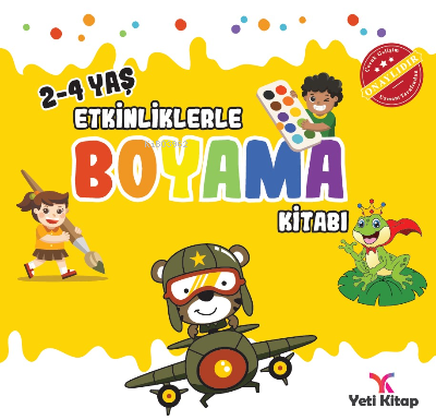 2-4 Yaş Etkinliklerle Boyama Kitabı 2