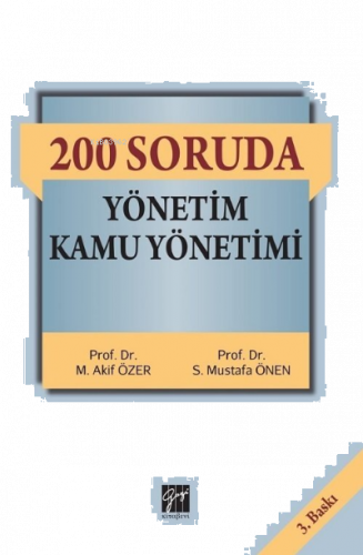 200 Soruda Yönetim Kamu Yönetimi