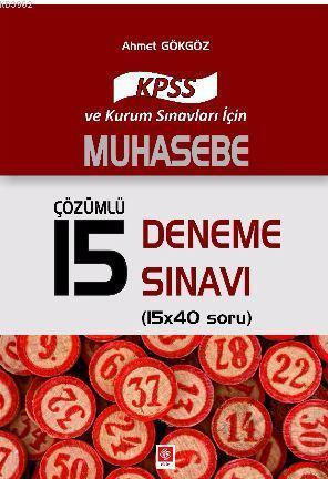 2017 KPSS Muhasebe Çözümlü 15 Deneme Sınavı