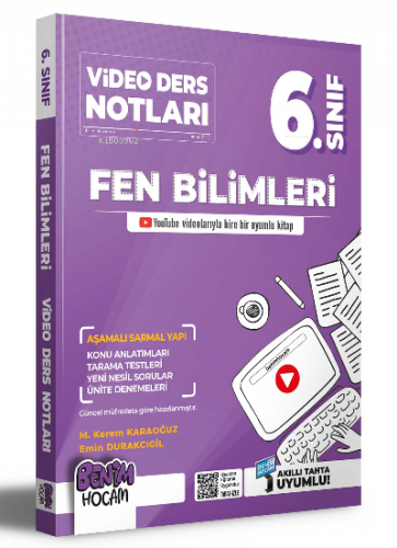 2023 6.sınıf Fen Bilimleri Video Ders Notları (Konu Anlatımı)