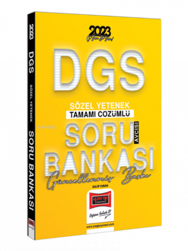 2023 DGS Soru Avcısı Tamamı Çözümlü Sözel Yetenek Soru Bankası