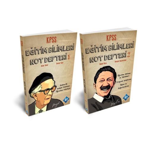 2023 KPSS Eğitim Bilimleri Konu Defterleri (2 Kitap)