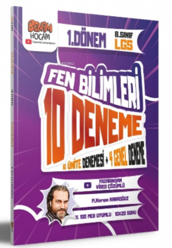 2023 LGS 1. Dönem Fen Bilimleri 10 Deneme Sınavı