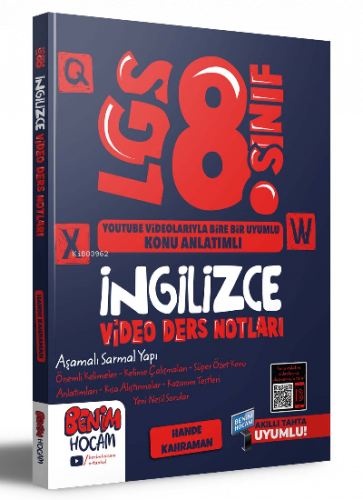 2023 LGS 8.Sınıf İngilizce Video Ders Notları (Konu Anlatımı)