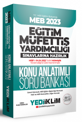 2023 MEB Eğitim Müfettiş Yardımcılığı Sınavlarına Hazırlık Konu Anlatı