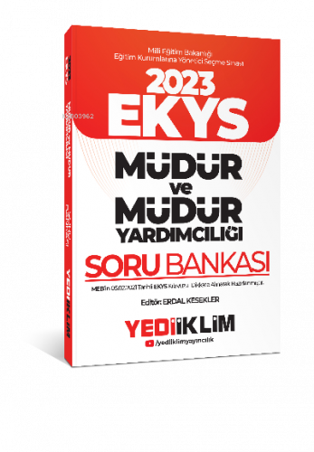 2023 MEB EKYS Müdür ve Müdür Yardımcılığı Soru Bankası