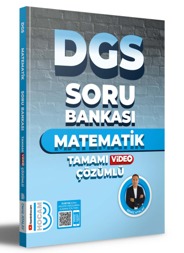 2024 DGS Matematik Tamamı Çözümlü Soru Bankası Benim Hocam Yayınları