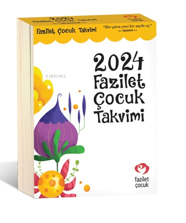 2024 Fazilet Çocuk Takvimi