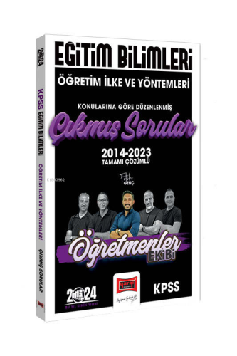 2024 KPSS Eğitim Bilimleri Öğretmenler Ekibi Öğretim İlke ve Yöntemler