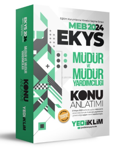 2024 MEB EKYS Müdür Ve Müdür Yardımcılığı Konu Anlatımı