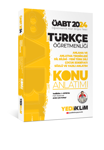 2024 ÖABT Türkçe Öğretmenliği Anlama ve Anlatma Teknikleri Dil Bilimi 