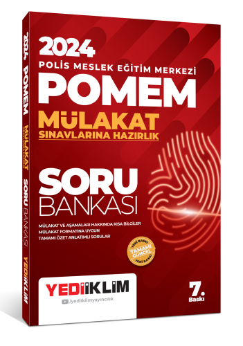 2024 POMEM Mülakat Sınavlarına Hazırlık Soru Bankası