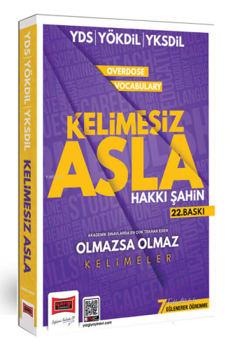 2024 YDS YÖKDİL YKSDİL Overdose Vocabulary Kelimesiz Asla