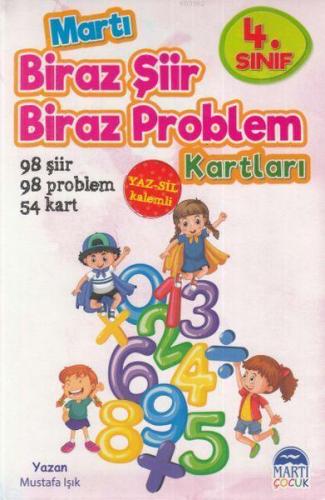 4. Sınıf Biraz Şiir Biraz Problem Kartları - Yaz Sil Kalemli