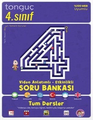 4.Sınıf Tüm Dersler Video Anlatımlı Etkinlikli Soru Bankası