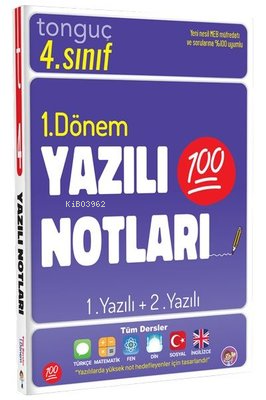 4.Sınıf Yazılı Notları 1.Dönem 1+2.Yazılı