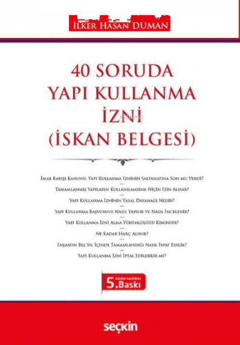 40 Soruda Yapı Kullanma İzni (İskan Belgesi)