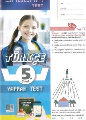 5. Sınıf Türkçe Yaprak Test