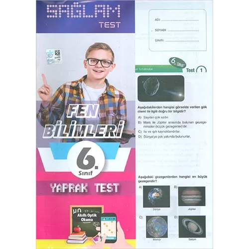 6.Sınıf Fen Bilimleri Sağlam Yaprak Test