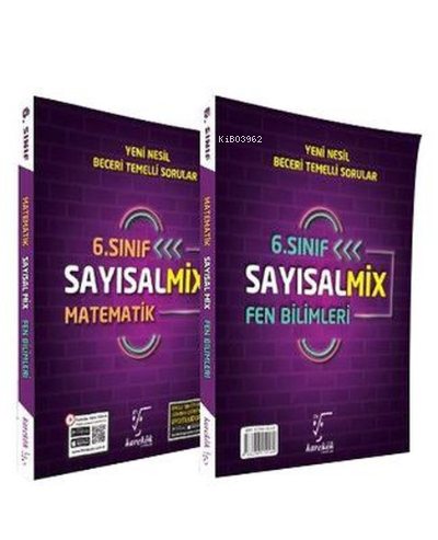 6.Sınıf Fen Bilimleri Sayısal Mix Soru Bankası