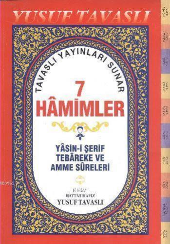 7 Hamimler Yasin-i Şerif Fihristli Rahle Boy (Brd) (D42)