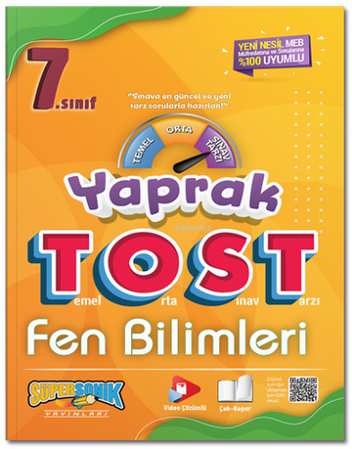 7. Sınıf Fen Bilimleri Yaprak Tost