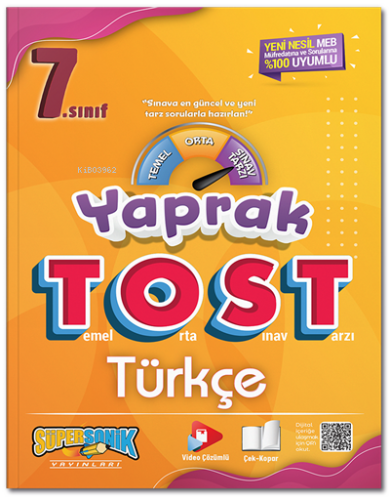 7. Sınıf Türkçe Yaprak Tost