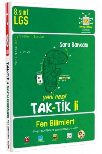 8. Sınıf Fen Bilimleri Taktikli Soru Bankası