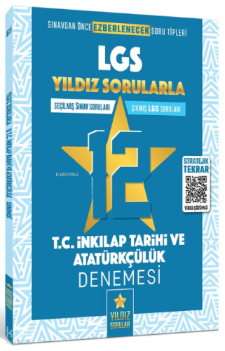 8. Sınıf LGS T.C. İnkılap Tarihi ve Atatürkçülük 12 Deneme