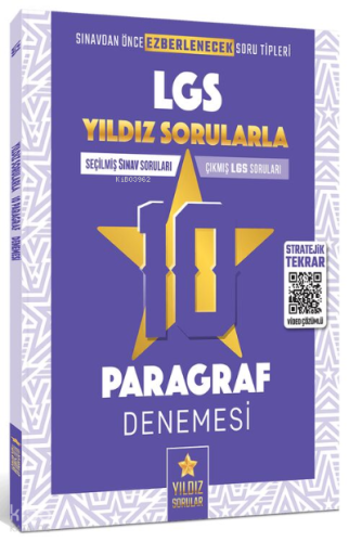 8.Sınıf Sınav 8 Sınıf Yıldızlı Sorular Lgs Paragraf 10 Deneme