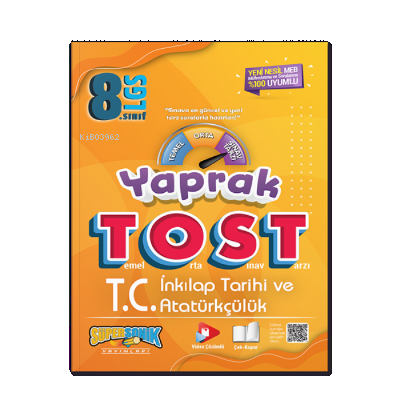 8. Sınıf T.C. İnkılap Tarihi ve Atatürkçülük Yaprak Tost