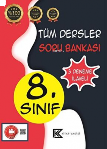 8. Sınıf Tüm Dersler Soru Bankası Video Çözümlü Kitap Vadisi