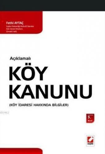 Açıklamalı Köy Kanunu