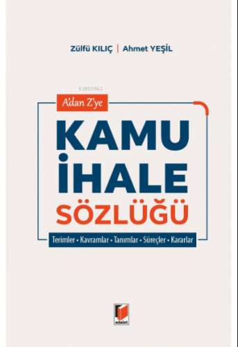 A'dan Z'ye Kamu İhale Sözlüğü