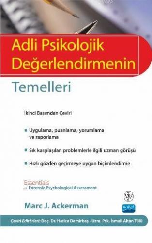 Adli Psikolojik Değerlendirmenin Temelleri - Essentials Of Forensic Ps