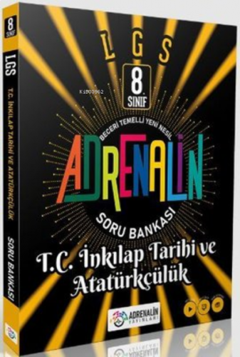 Adrenalin Yayınları 8.Sınıf İnkılap Tarihi Soru B.