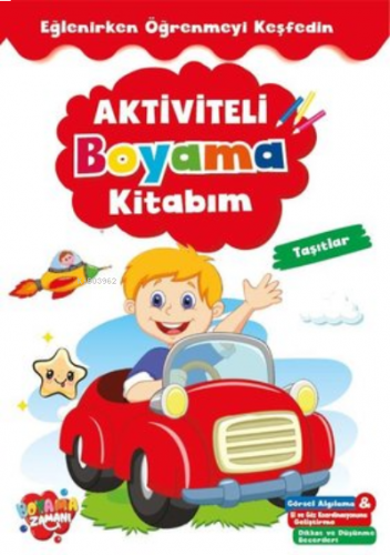 Aktiviteli Boyama Kitabı Taşıtlar