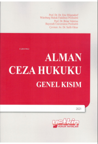 Alman Ceza Hukuku Genel Kısım