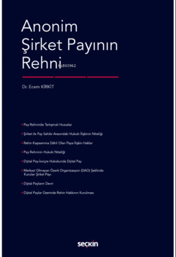 Anonim Şirket Payının Rehni