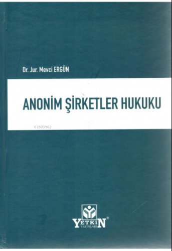 Anonim Şirketler Hukuku