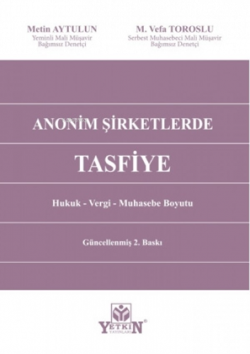 Anonim Şirketlerde Tasfiye