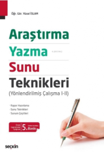 Araştırma, Yazma ve Sunu Teknikleri