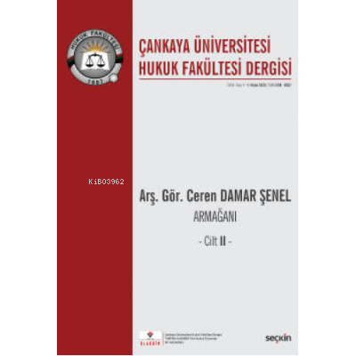 Arş. Gör. Ceren Damar Şenel Armağanı – 2