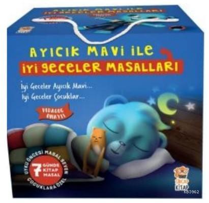 Ayıcık Mavi ile İyi Geceler Masalları Seti (7 Kitap)