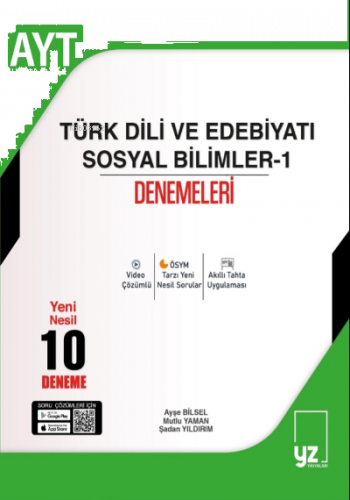 AYT Türk Dili ve Edebiyatı Sosyal Bilimleri-1 ;10 Deneme