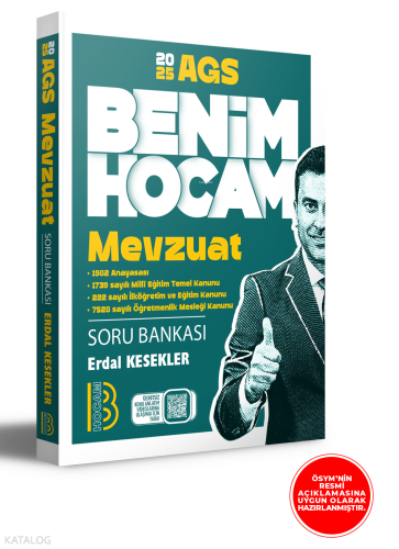 Benim Hocam Yayınları 2025 AGS Mevzuat Soru Bankası