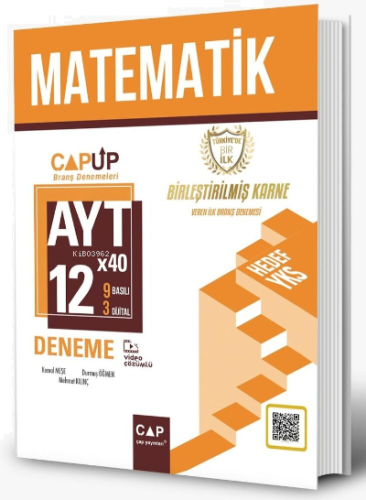 Çap Yayınları AYT Matematik 12 x 40 Up Deneme